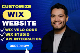 customize your wix website, wix velo code, wix studio for advanced functionality