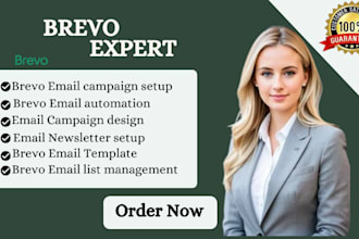 setup brevo email campaign email automation workflow brevo landing page