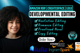 be your nonfiction book editor copy developmental editor proofread romance novel