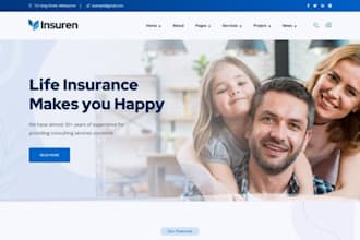 build dynamic health insurance website life insurance website medicare website