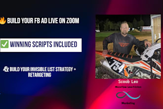 build your facebook ad live with you on zoom using my proven ad method