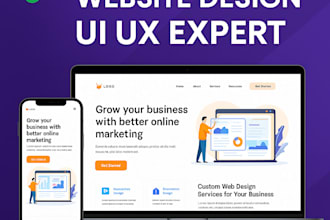 create professional figma website design and UI UX mockups