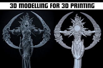 sculpt 3d articulated model 3d bjd 3d toy 3d doll flexi model for 3d printing