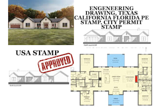 be usa structural engineer for california pe stamp drawings