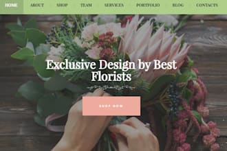 build flower shopify store flower store bouquet flower store florist website