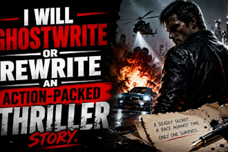 ghostwrite and edit your heart thumping thriller novel
