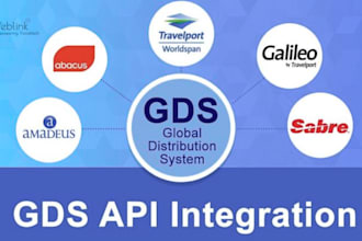 integration and customise gds api to your travel ota website hotel website