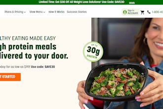 design weight loss landing page weight loss lead supplement weight loss website
