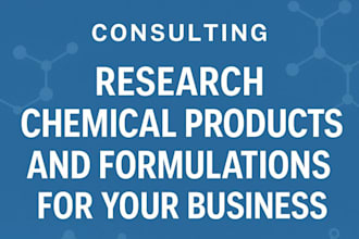 research chemical products and formulations for your business