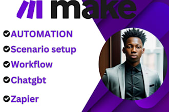 makecom automation expert,made com expert,integromat automation,zapier setup