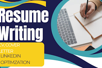 write write your resume, cv cover letter and optimize your linkedin
