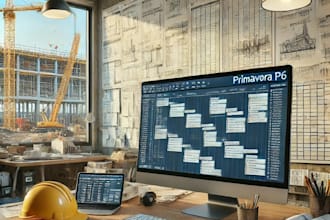 do planning and scheduling via primavera p6