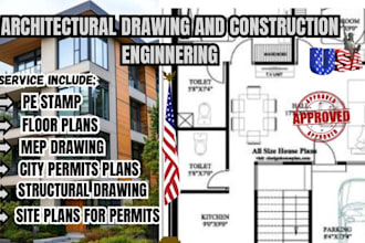 review and stamp architectural drawing structural engineer city shop safety plan