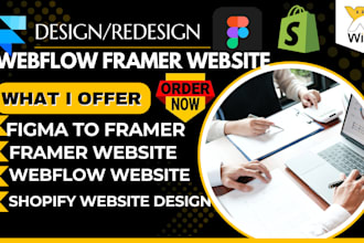 design framer website, convert figma, shopify store, clone fix wordpress webflow