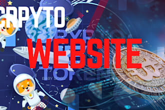 crypto promotion website meme coin landing page ico website cryptocurrency