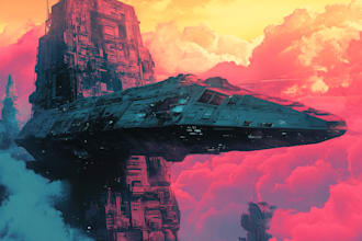 draw you sci fi and spaceship design