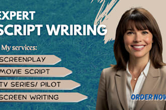 be scriptwriter, movie script writing, film script, tv series, screenplay,