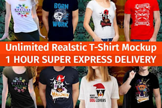 create stunning ai generated t shirts mockup for your fashion clothing brand