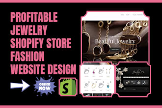 design jewelry shopify store jewelry fashion clothing store jewelry website