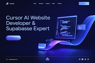 be your cursor ai website developer, shadcn UI, and superbase expert