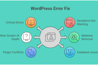 fix wordpress critical errors and deceptive site ahead warning