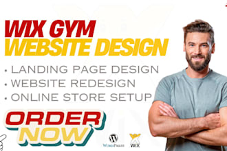 design and redesign gym website, yoga, fitness, all sport website design