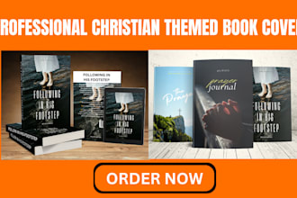 design professional christian book cover 3d mockup kindle christen cover design
