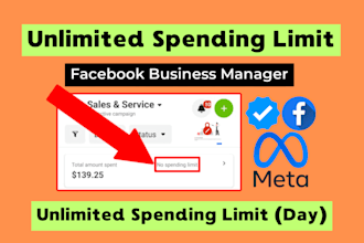create unlimited spending limit facebook business manager and ads account