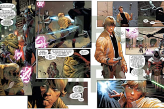 illustrate graphic novel, comic book, sfw nsfw comic artist, nsfw comic page
