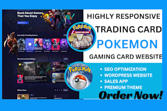design trading card shopify store pokemon card store gaming sport card website