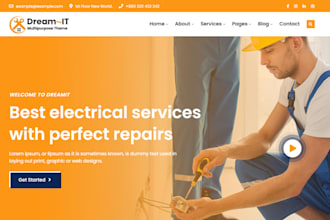 design high converting website for roofing, plumbing, handyman, painting, hvac