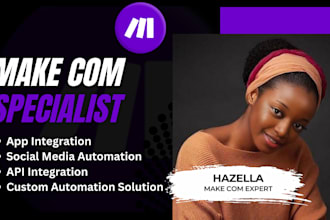 set up make com made com automation API integration and workflow scenarios