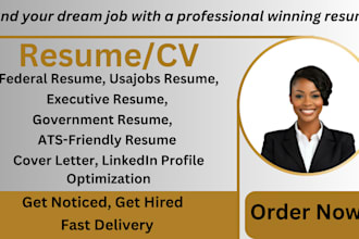 write usajobs, federal, executive, military, ats optimized resume