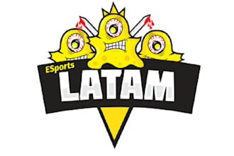 design exceptional e sports latam team logo