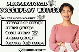 write screenplay, movie script, movie script writing, scriptwriter screenwriting