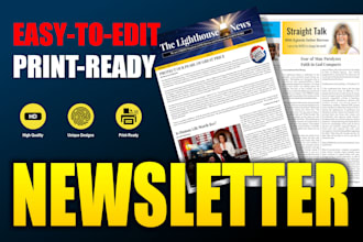 layout newsletter design, email template, magazine, annual report, catalogue
