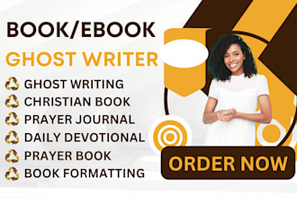 ghostwrite christian book format daily devotional prayer journal self help ebook