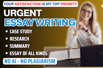 do urgent essay writing as an essay writer