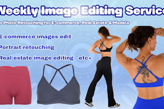 do image retouching services for weekly hire