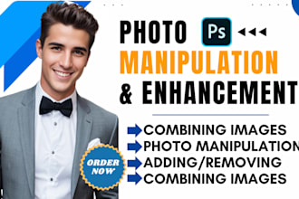 do photo manipulation, photoshop product image editing retouching enhancement