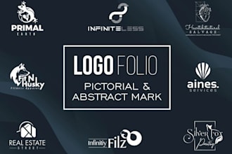make modern abstract letter mark logo design