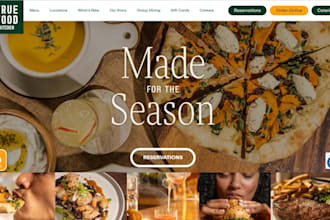 design food shopify store restaurant website food website pizza food website