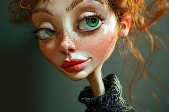 draw your avatar, cartoon, caricature portrait