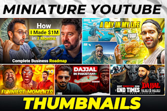 design professional podcast thumbnails and youtube miniatures