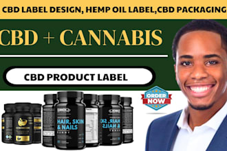 cbd label design hemp oil label bottle label cbd packaging