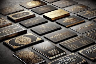 opulent impressions luxury business card collection