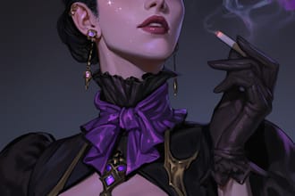 draw dnd concept character