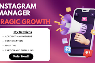 do post creation, design image ad, reposts, schedule, facebook, instagram posts