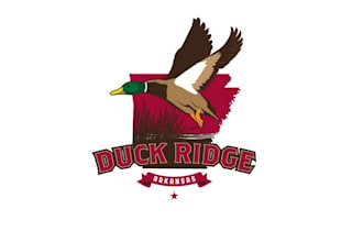 design duck hunting camp logo