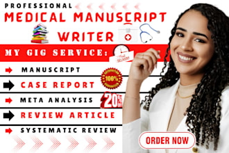 do medical manuscript writing case report systematic review and review article